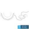 UNIVERSO LED modul 12w 1200lm CCT IP20 150×75mm Öntapadós