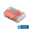 ELDLUX 4 pólusú nyítható kábelösszekötő 10db/csomag