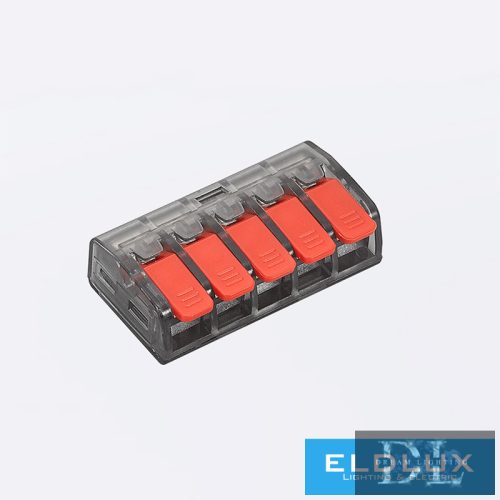 ELDLUX 5-Pólusú nyitható kábelösszekötő 10db/csomag