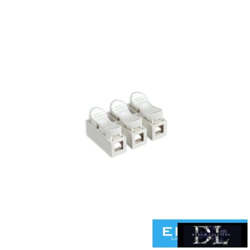 ELDLUX 3 pólusú kábel csatlakozó (rugós 2.5mm²) 15db/csomag