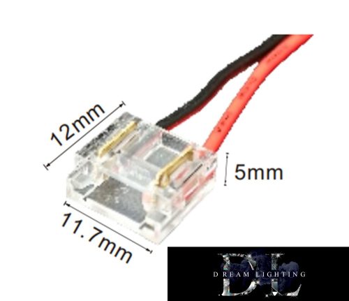 UNIVERSO 10mm-es COB LED szalaghoz toldóelem kábellel