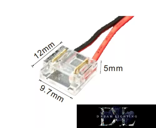 UNIVERSO 8mm-es COB LED szalaghoz toldóelem kábellel