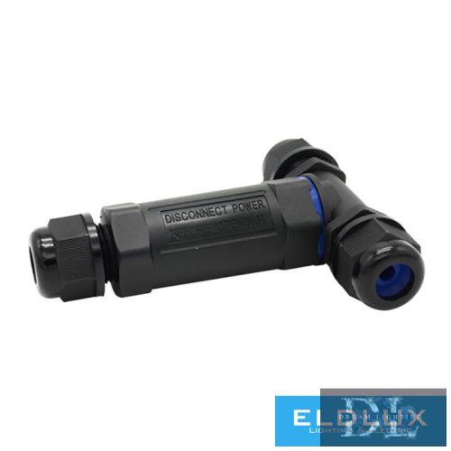 ELDLUX 3 pólusú nyítható kábeltoldó 2.5mm² T-alakú IP68