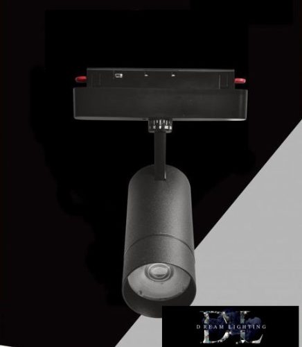 UNIVERSO Mágneses sínbe szerelhető spot Lámpa DC:48V 14W 1190LM 4000K RA90 IP20 192x144x56mm Fekete