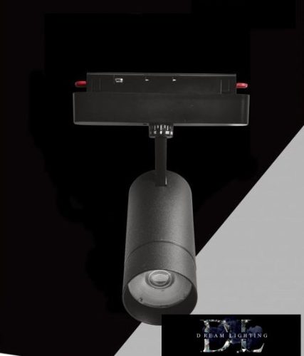 UNIVERSO Mágneses sínbe szerelhető spot Lámpa DC:48V 24W 2280LM 3000K RA90 IP20 213x165x76mm Fekete