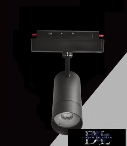 UNIVERSO Mágneses sínbe szerelhető spot Lámpa DC:48V 24W 2280LM 4000K RA90 IP20 213x165x76mm Fekete