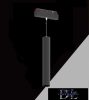 UNIVERSO Mágneses sínbe szerelhető függeszték DC:48V 8W 680LM 3000K RA90 IP20 D41x270mm Fekete