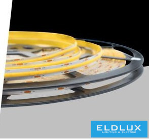 UNIVERSO COB LED szalag DC:24V 324D 10w-840lm/méter 3000k IP20 8mm x 50méter 3év