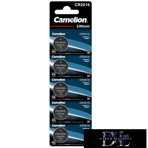 CAMELION lítium gombelem 3V CR2016-BP5