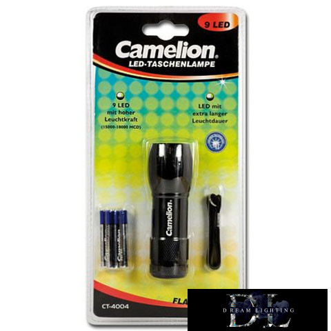 CAMELION LED alumínium zseblámpa elemekről üzemeltetett