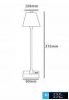 UNIVERSO Tölthető asztali lámpa 5V-2000mAh 1w 100lm CCT 108x375mm Króm