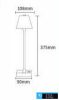 UNIVERSO Tölthető asztali lámpa 5V-2000mAh 1w 100lm CCT 108x375mm Arany