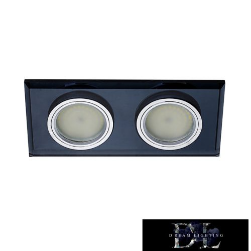 ELDLUX MIRROR süllyesztett lámpatest billenthető 2×GU10 fekete