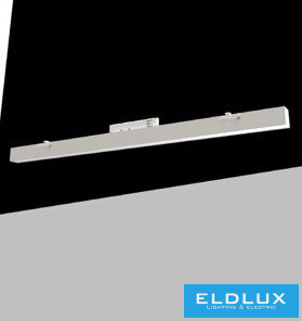 UNIVERSO Háromfázisú sínhoz lineáris lámpa 40w 5200lm CCT.kap110° IP20 Fehér 1185x36x72mm 5év