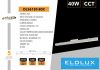 UNIVERSO Háromfázisú sínhoz lineáris lámpa 40w 5200lm CCT.kap110° IP20 Fehér 1185x36x72mm 5év