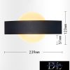 UNIVERSO Fali lámpa LED 8w 400lm 3000k IP20 239×123mm fekete