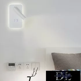   UNIVERSO Fali lámpa LED 6w 240lm + 150lm 6500k IP22 fehér kapcsolóval
