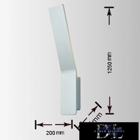 UNIVERSO Fali lámpa LED 10w 1100lm 3000k IP20 70×340mm fehér