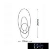 UNIVERSO Fali lámpa LED 9w 450lm CCT IP20 120×265mm fehér