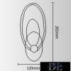 UNIVERSO Fali lámpa LED 9w 450lm 4000k IP20 120×265mm fehér