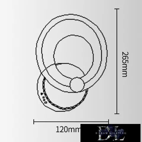 UNIVERSO Fali lámpa LED 9w 450lm 4000k IP20 190×256mm fehér