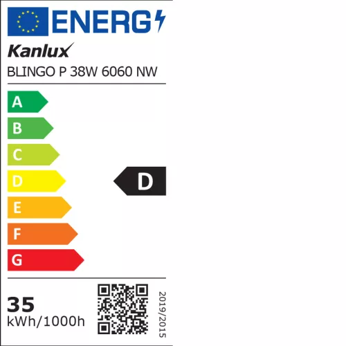 KANLUX BLINGO P38W 6060NW 4000k 4600lm lámpa kiemelő kerettel