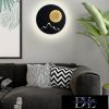 UNIVERSO fali lámpa LED 16w 800lm CCT IP20 ∅230x40mm fekete