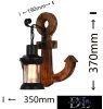 UNIVERSO Fali lámpa 1xE27 IP20 350x190x370mm fekete