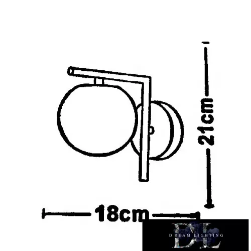 UNIVERSO Fali lámpa 1xG9 Max.60w IP20 180x210mm Bronz