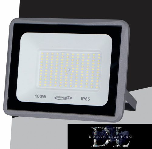 UNIVERSO LED reflektor 100w 9000lm 3000k IP65 szürke 212x246x36mm