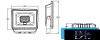 UNIVERSO LED reflektor 10w 900lm 4000k IP65 fehér 87x94x20mm