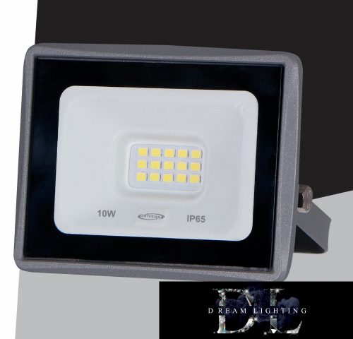 UNIVERSO LED reflektor 10w 900lm 6500k IP65 szürke 87x94x20mm