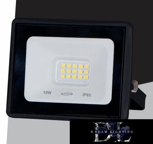 UNIVERSO LED reflektor 10w 900lm 6500k IP65 fekete 87x94x20mm