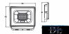 UNIVERSO LED reflektor 20w 1800lm 6500k IP65 fehér 101x110x22mm