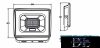 UNIVERSO LED reflektor 20w 1800lm 6500k IP65 szürke 101x110x22mm