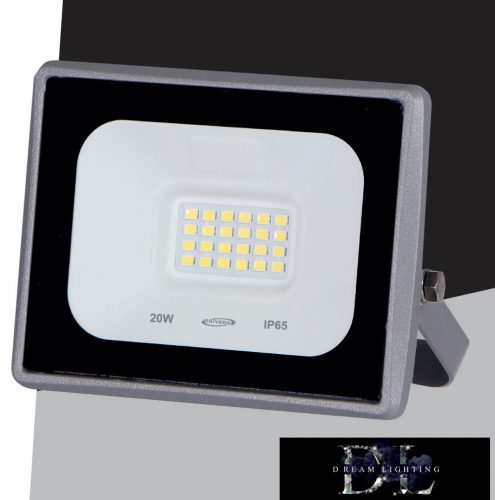 UNIVERSO LED reflektor 20w 1800lm 4000k IP65 szürke 101x110x22mm