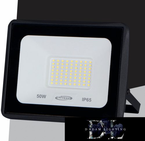 UNIVERSO LED reflektor 50w 4500lm 3000k IP65 fekete 135x147x29mm
