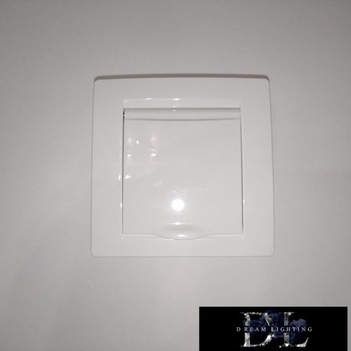 ELDLUX ELDGROUND 2P+F konnektor gyerekvédelemmel csapfedéllel fehér csavaros IP44