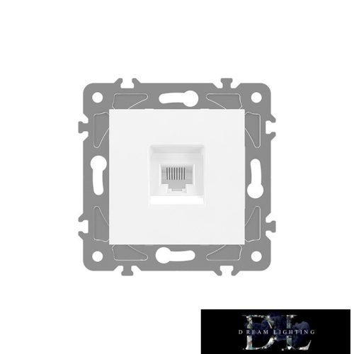 ELDLUX ELDGROUND RJ45 Cat.5e UTP aljzat fehér