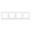 ELDLUX ELDGROUND négyes műanyag keret fehér