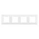 ELDLUX ELDGROUND négyes műanyag keret fehér