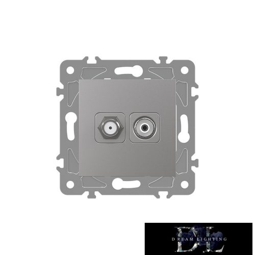 ELDLUX ELDGROUND SAT + TV aljzat (13db) ezüst