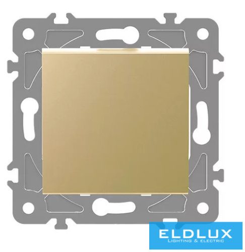 ELDLUX ELDGROUND Nyomókapcsoló (101N) Arany