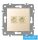 ELDLUX ELDGROUND 2×RJ45 Cat.6 UTP aljzat Arany
