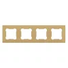 ELDLUX ELDGROUND négyes műanyag keret arany
