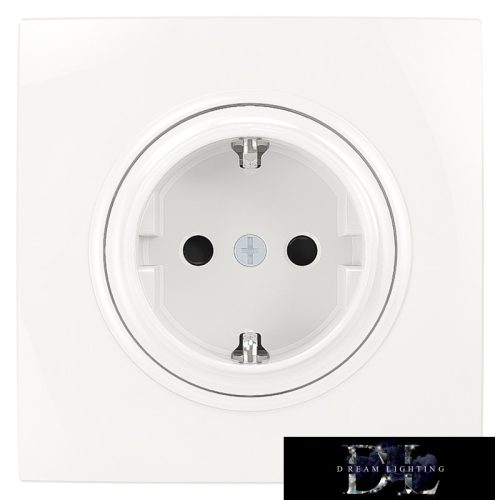 ELDLUX ELDELIN 2P+F konnektor gyerekvédelemmel fehér csavaros