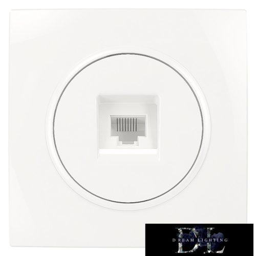 ELDLUX ELDELIN RJ45 Cat.5e UTP aljzat fehér