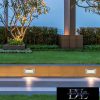 UNIVERSO Lábazati süllyesztett LED lámpatest 2.5w 150lm 3000k 120° IP65 alumínium 110x45mm