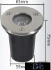 UNIVERSO Taposólámpa LED 1.5w 120lm 4000k 60° IP65 acél Ø65-Ø59x75mm