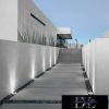 UNIVERSO Taposólámpa LED 3w 300lm 6500k 45° IP67 acél Ø90-Ø76x85mm